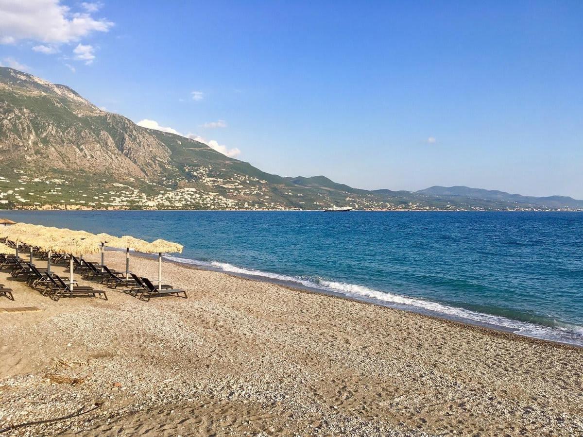 Serene Seaside Bliss - Lush & Secluded Garden Oasis Kalamata Exteriör bild